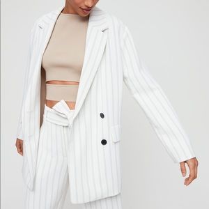 Wilfred White Striped Cherrelle Jacket